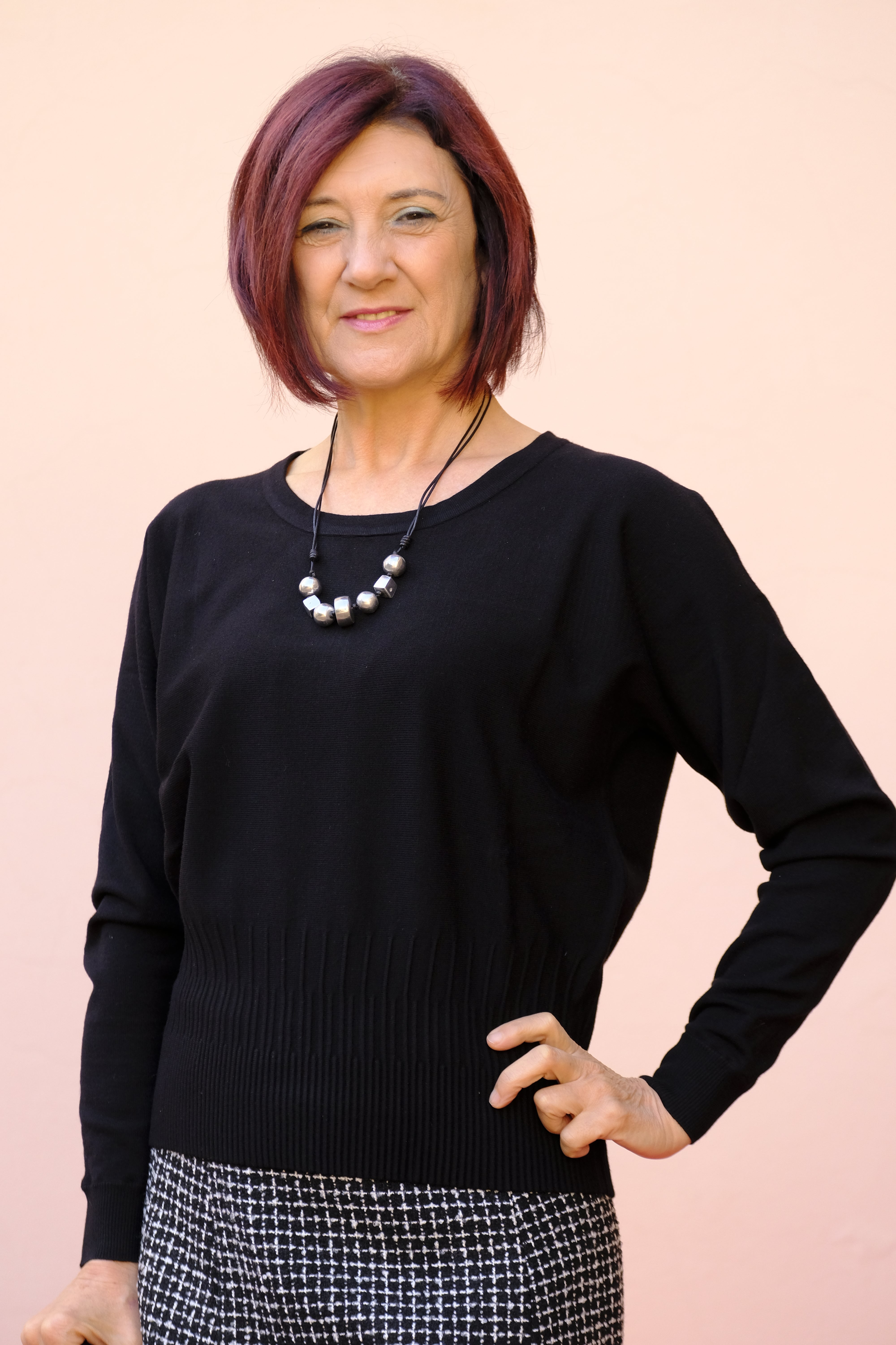 Diana Gallesi - Maglia girocollo nera di viscosa Diana Gallesi - Maglia girocollo nera di viscosa - shopmonicamoda