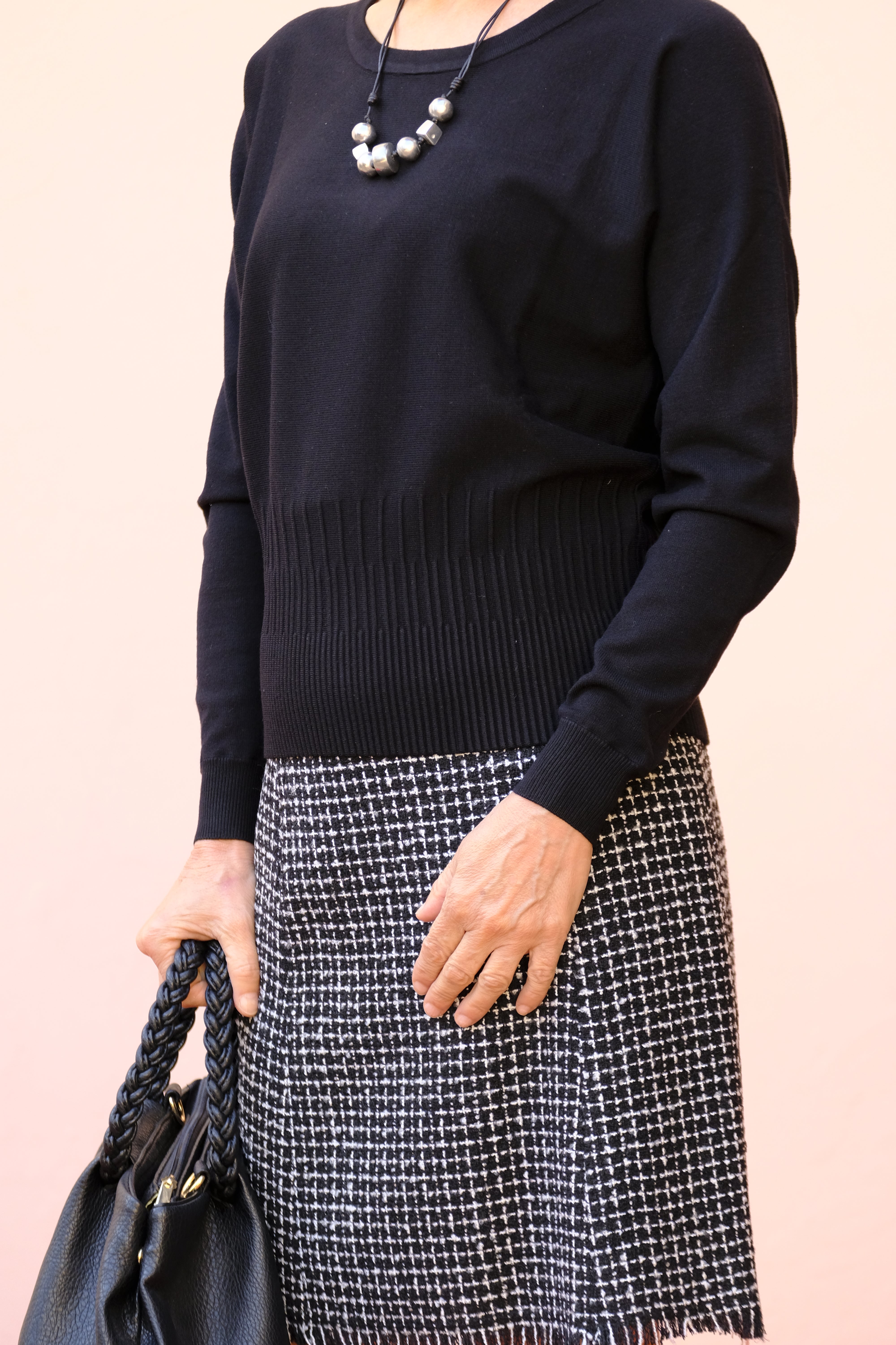 Diana Gallesi - Maglia girocollo nera di viscosa Diana Gallesi - Maglia girocollo nera di viscosa - shopmonicamoda