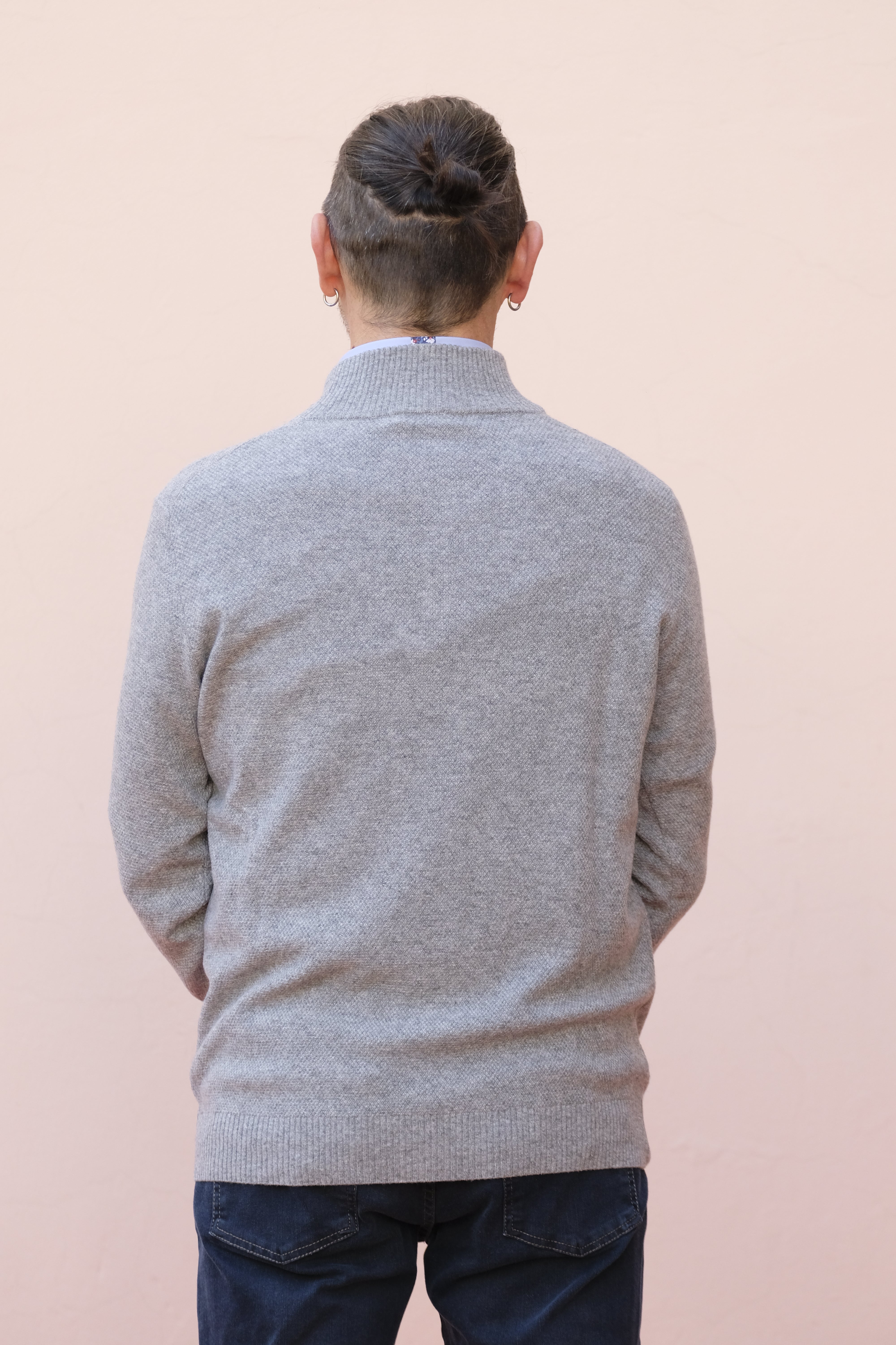 Giulio Maria - Maglia lupetto zip, filato Lanerossi, made in italy. Giulio Maria - Maglia lupetto zip, filato Lanerossi, made in italy - shopmonicamoda