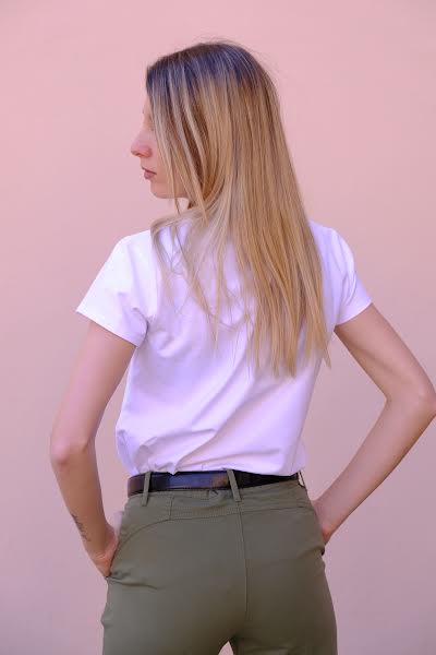 Diana Gallesi - Pantalone verde, puro cotone, tasche alla francese Diana Gallesi - Pantalone verde, puro cotone, tasche alla francese - shopmonicamoda