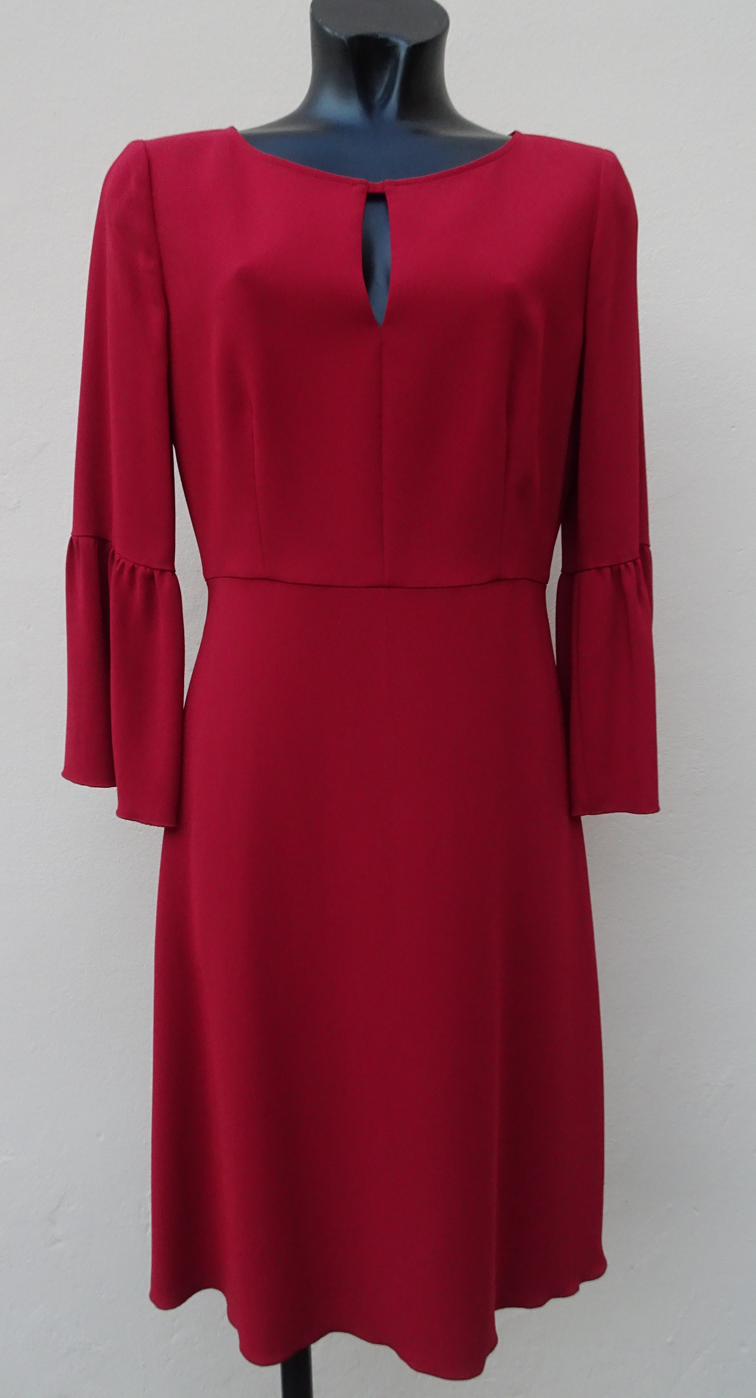 Pennyblack - Abito cady bordeaux, taglio svasato, sfoderato. PENNYBLACK - Abiti - shopmonicamoda