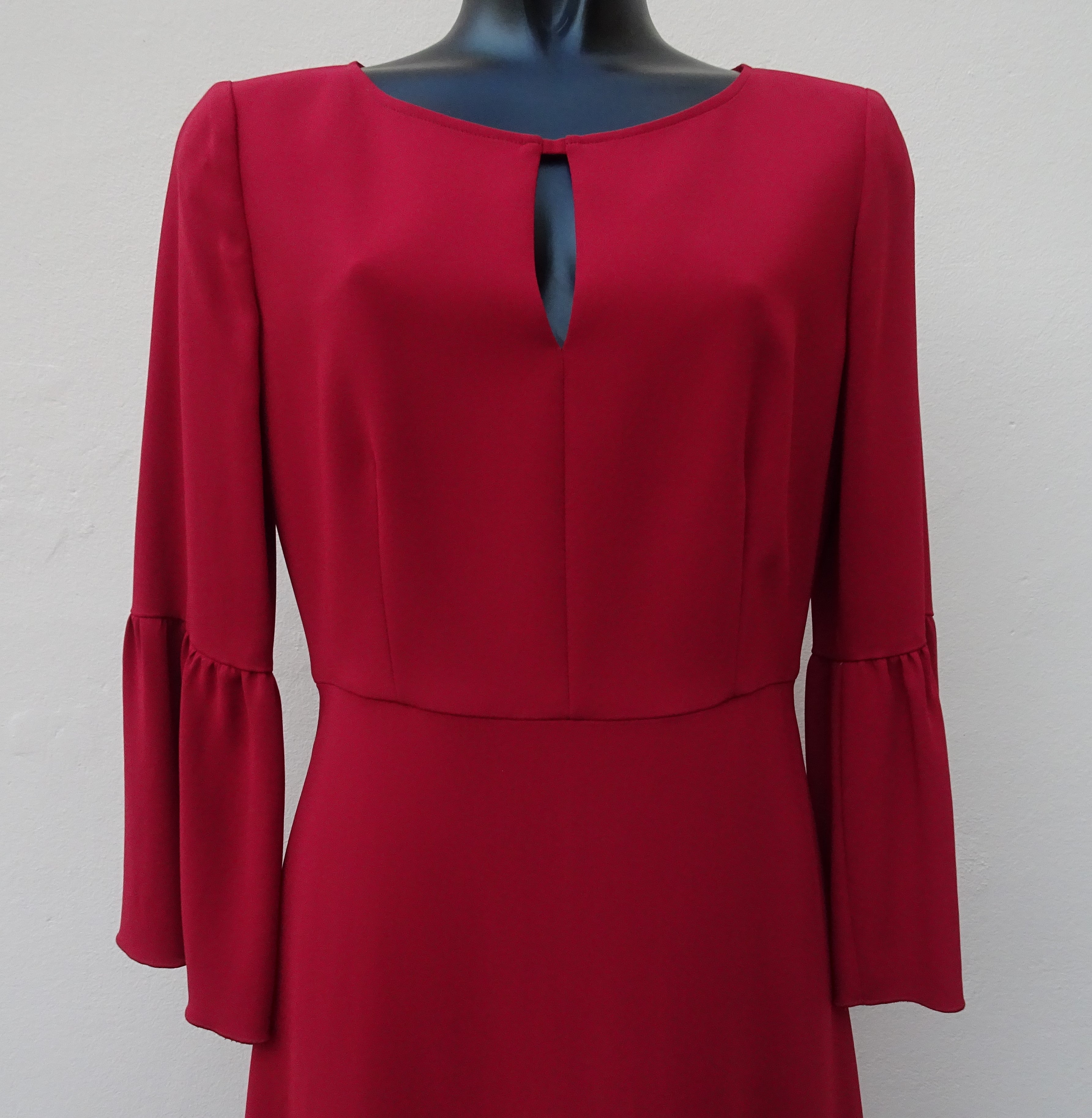 Pennyblack - Abito cady bordeaux, taglio svasato, sfoderato. PENNYBLACK - Abiti - shopmonicamoda