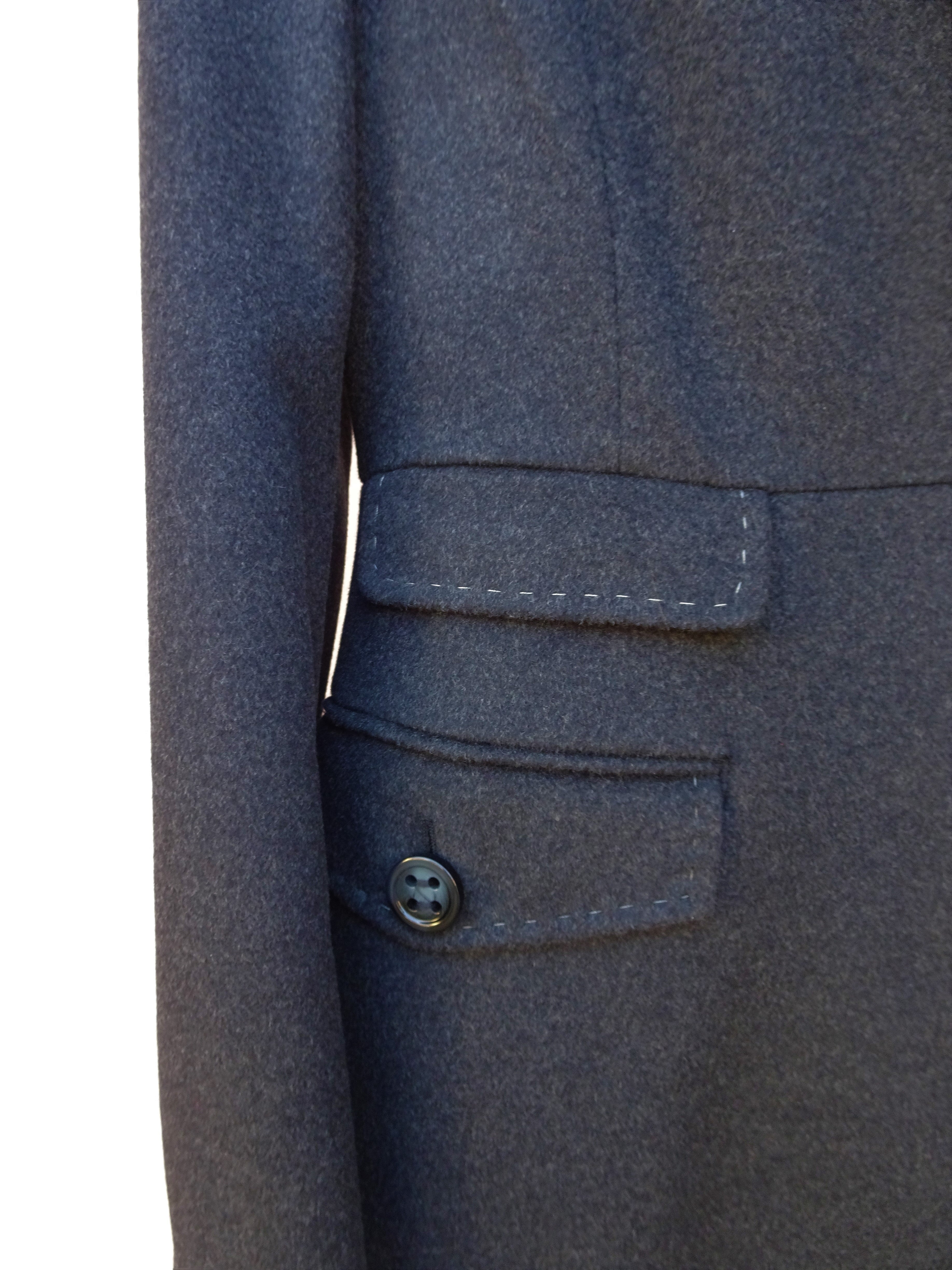 Pennyblack - Cappotto grigio, monopetto, tagliato in vita, svasato sul fondo, tasche con pateletta PENNYBLACK - Cappotti e giacche - shopmonicamoda