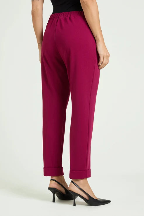 Luisa Viola - Pantaloni  pull- on chinos in crepe - shopmonicamoda