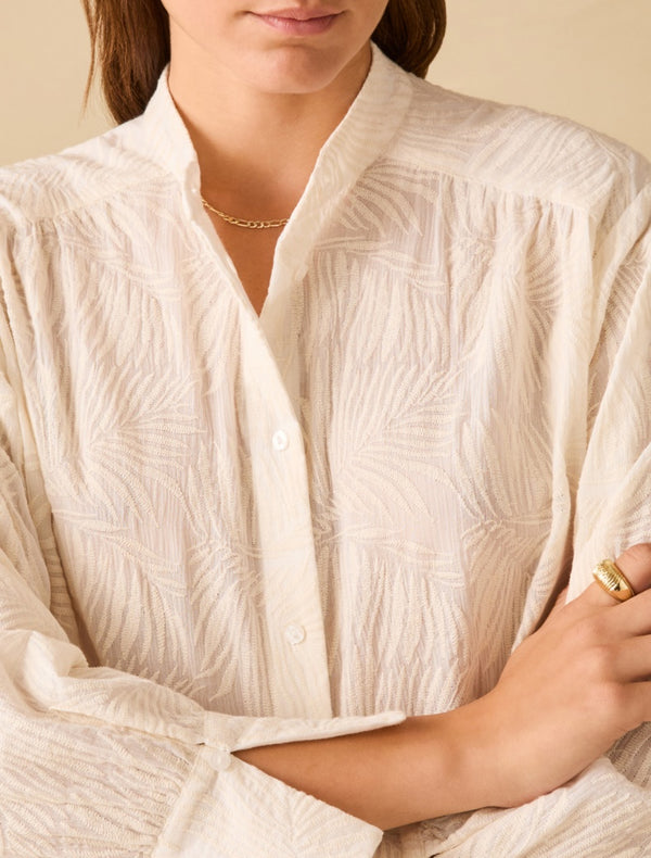 Pennyblack - Camicia in mussola ricamata - shopmonicamoda