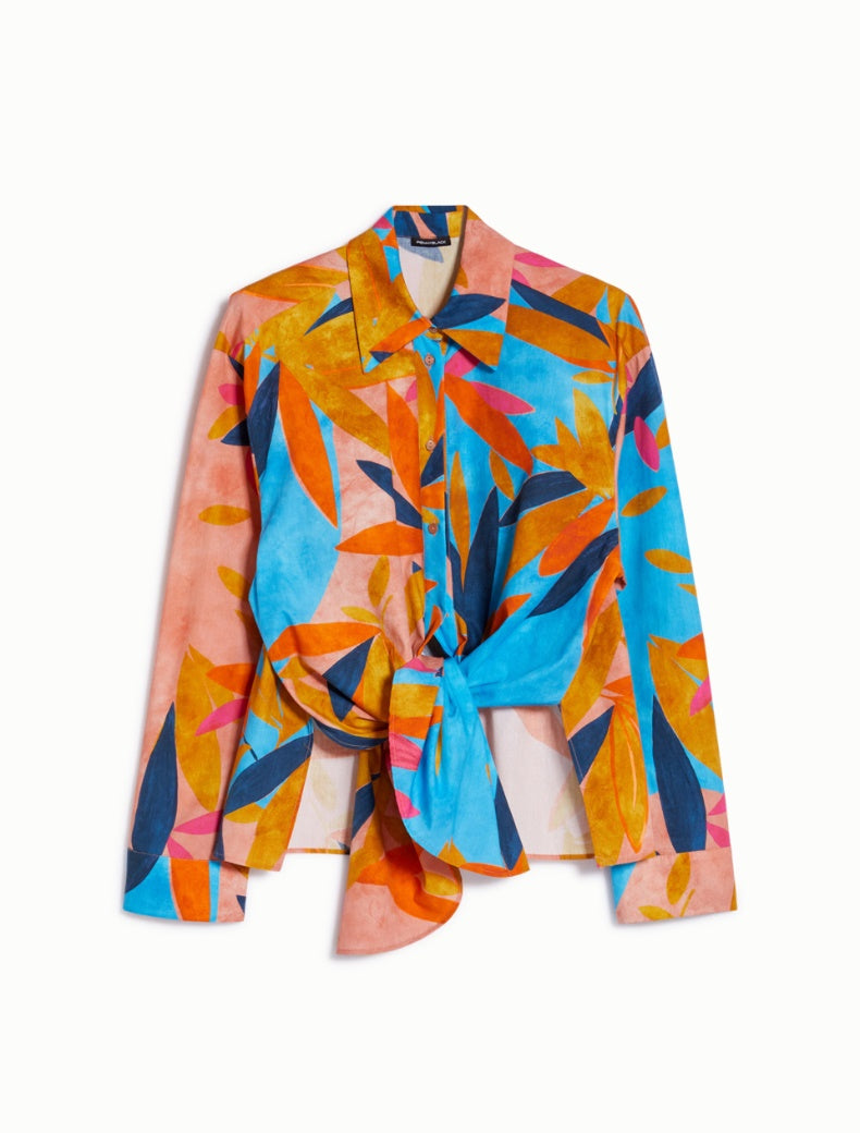 Pennyblack - Camicia ampia in popeline, in fantasia