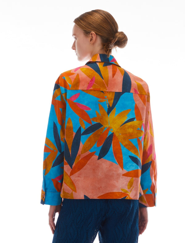 Pennyblack - Camicia ampia in popeline, in fantasia.