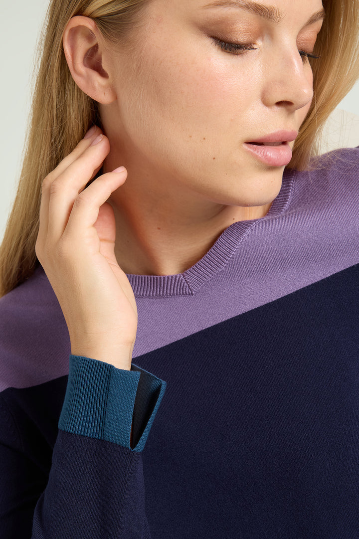 Luisa Viola - Maglia color block.