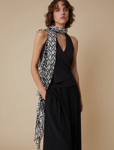 Pennyblack - Stola a fantasia con lurex, nero