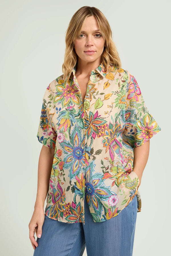 Luisa Viola - Camicia in mussola di cotone