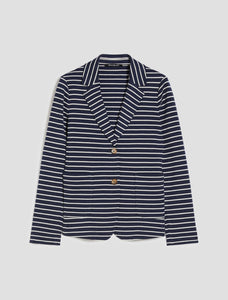 Pennyblack - Blazer in jersey pique', bianco e blu