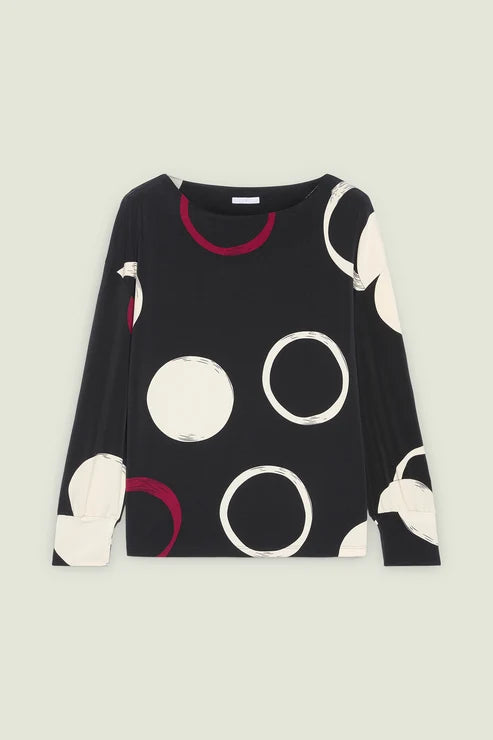 Luisa Viola - Blusa in yersey stampata