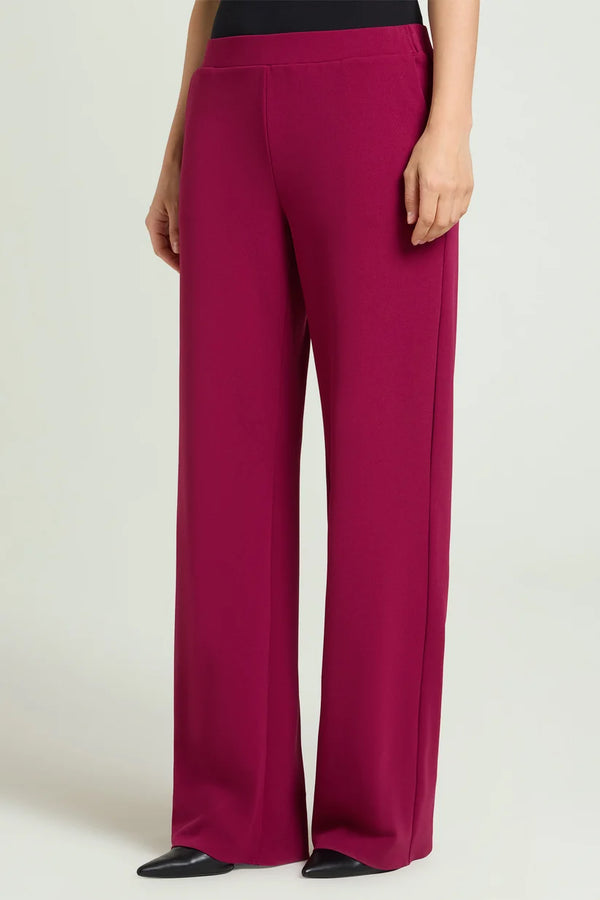 Luisa Viola - Pantaloni in pull- on chinos in scuba crepe