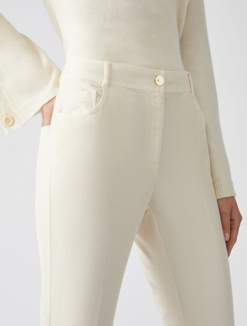 Pennyblack - Pantalone panna di velluto millerighe - shopmonicamoda