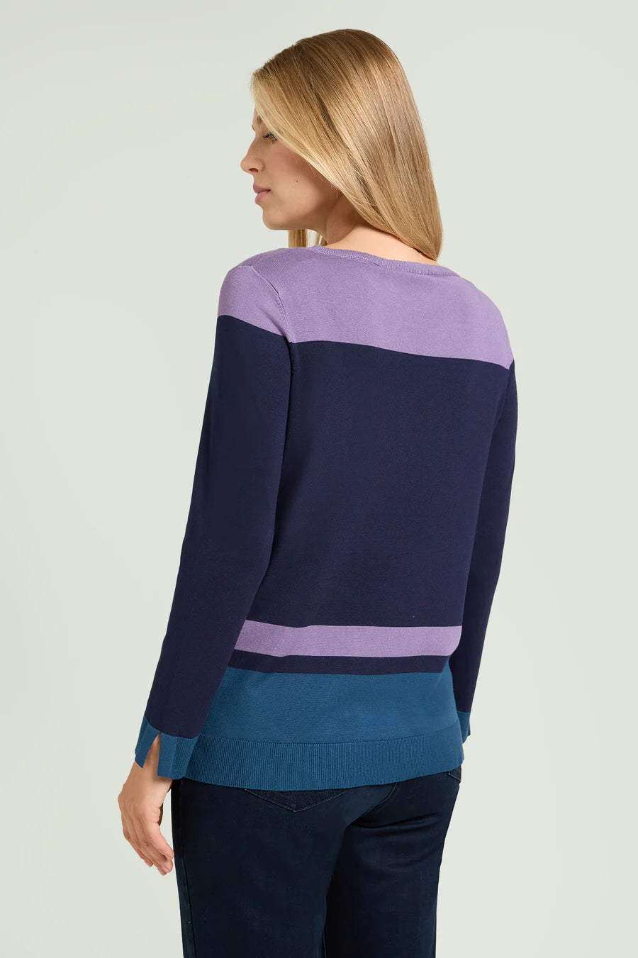 Luisa Viola - Maglia color block.