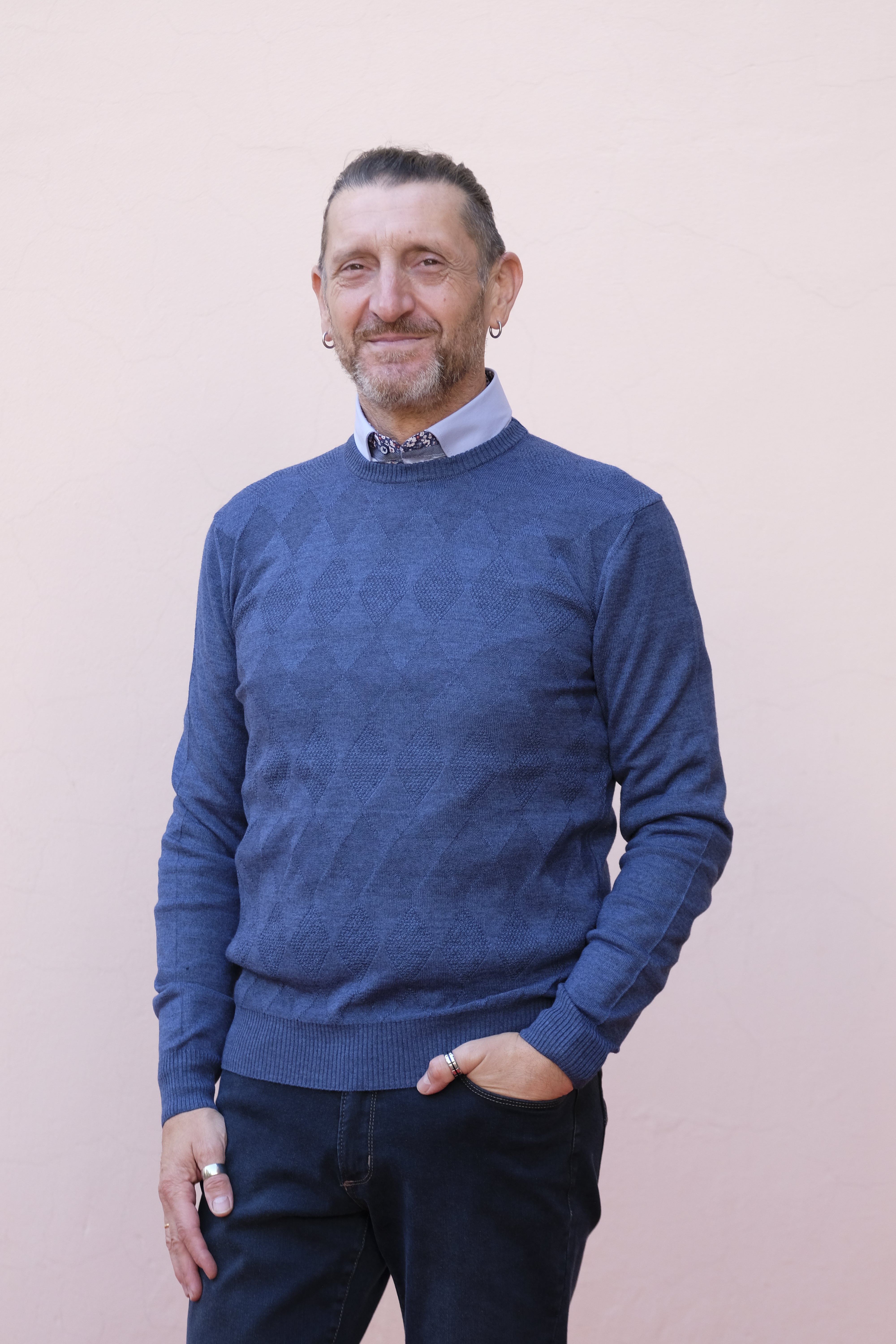 Giulio Maria - Girocollo lavorazione a losanghe tono su tono4 - shopmonicamoda