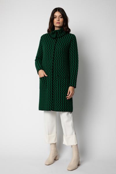 Giulia Valli - Cappotto in maglia, sfoderato