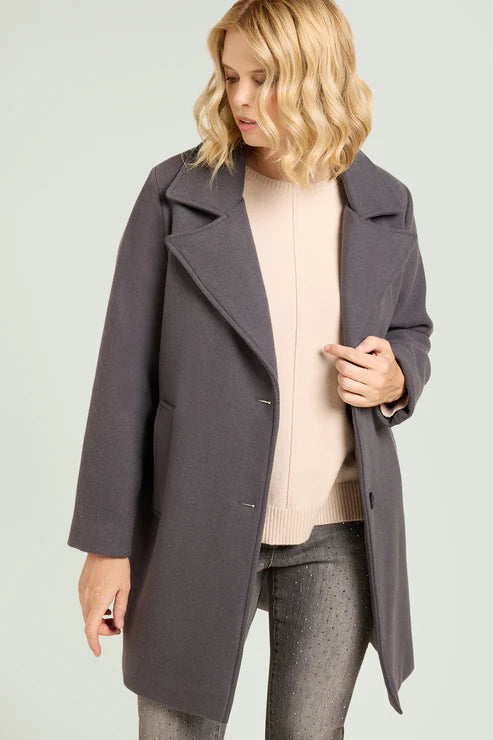 Luisa Viola - Cappotto con cappuccio in nylon