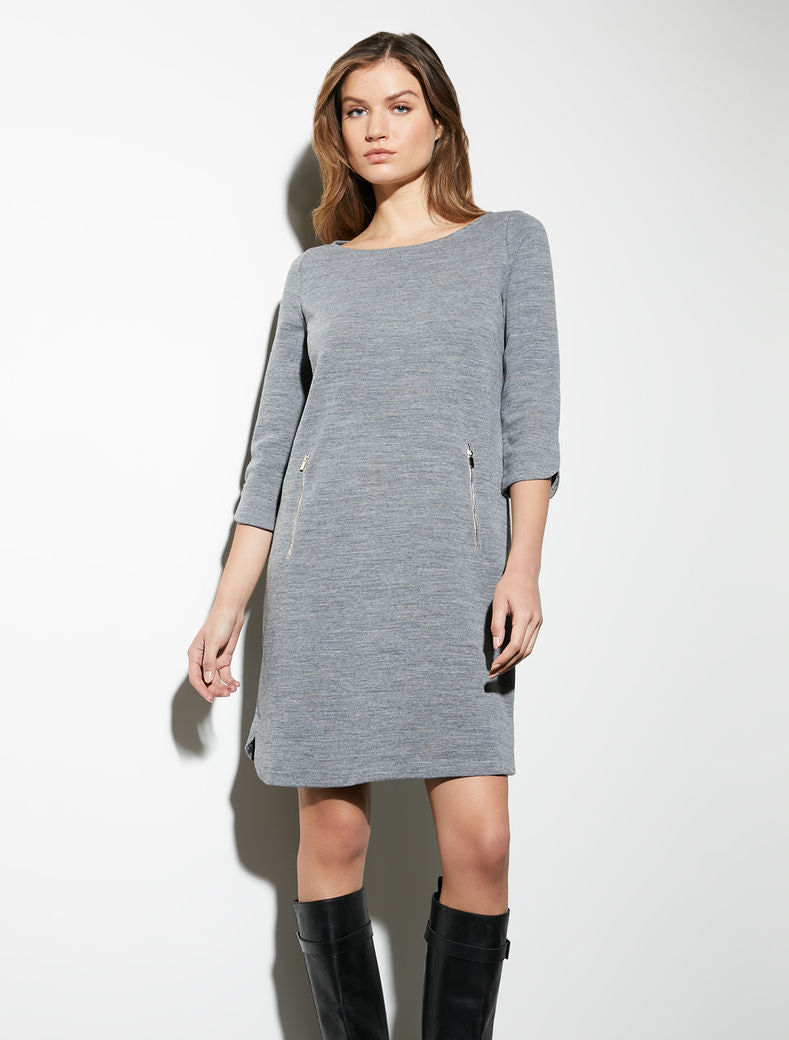 Pennyblack - Abito grigio in jersey caldo - shopmonicamoda