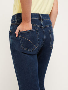 Pennyblack - Pantaloni jeans taglio slim, leggermente svasato, lunghezza alla caviglia