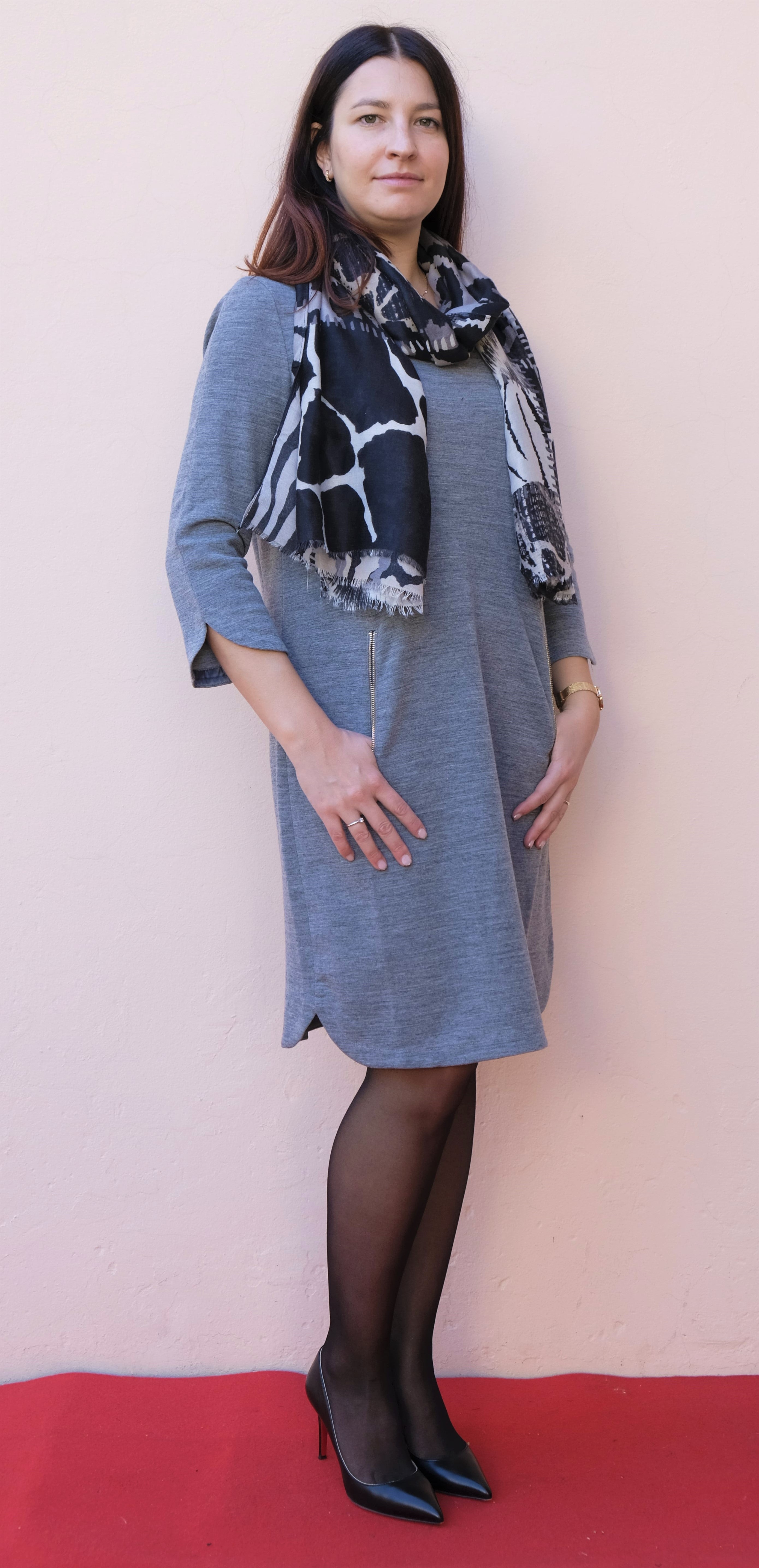 Pennyblack - Abito grigio in jersey caldo - shopmonicamoda
