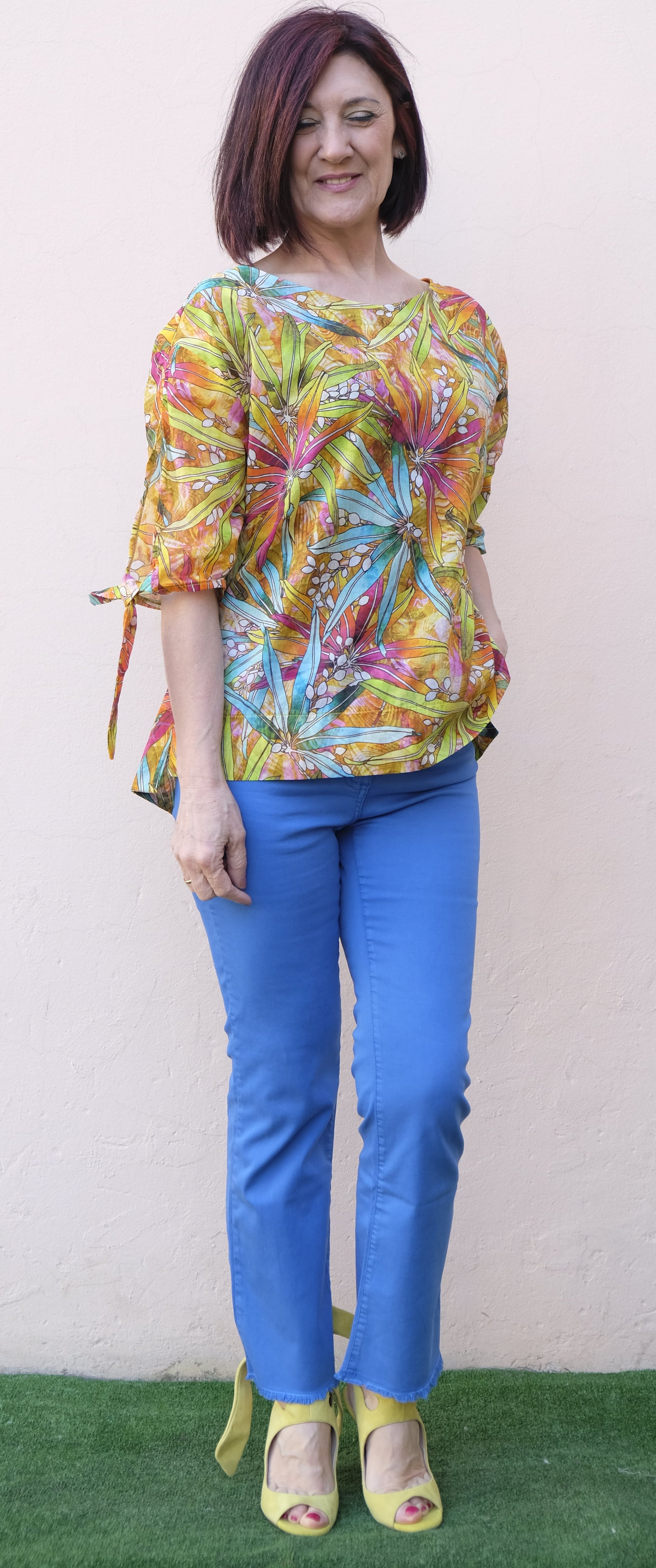 Terre del Vento - Camicia 100% puro cotone biologico fantasia - shopmonicamoda