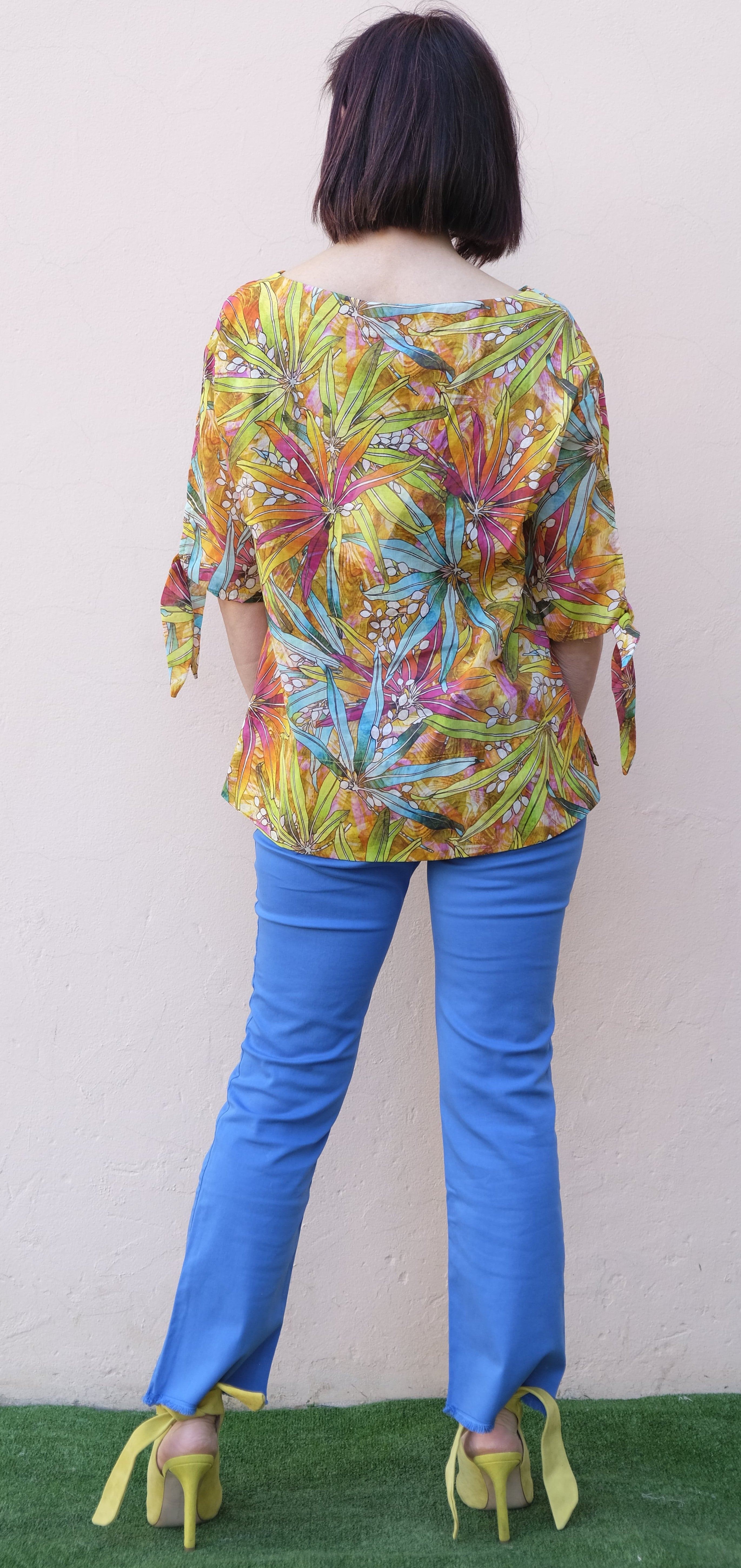 Terre del Vento - Camicia 100% puro cotone biologico fantasia - shopmonicamoda