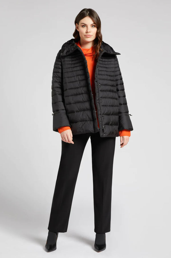 Luisa Viola - Imbottito in nylon, linea ad "A", chiusura con patta e zip - shopmonicamoda