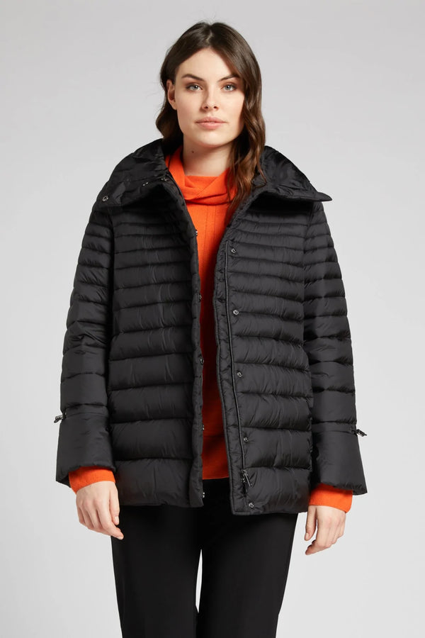 Luisa Viola - Imbottito in nylon, linea ad "A", chiusura con patta e zip - shopmonicamoda