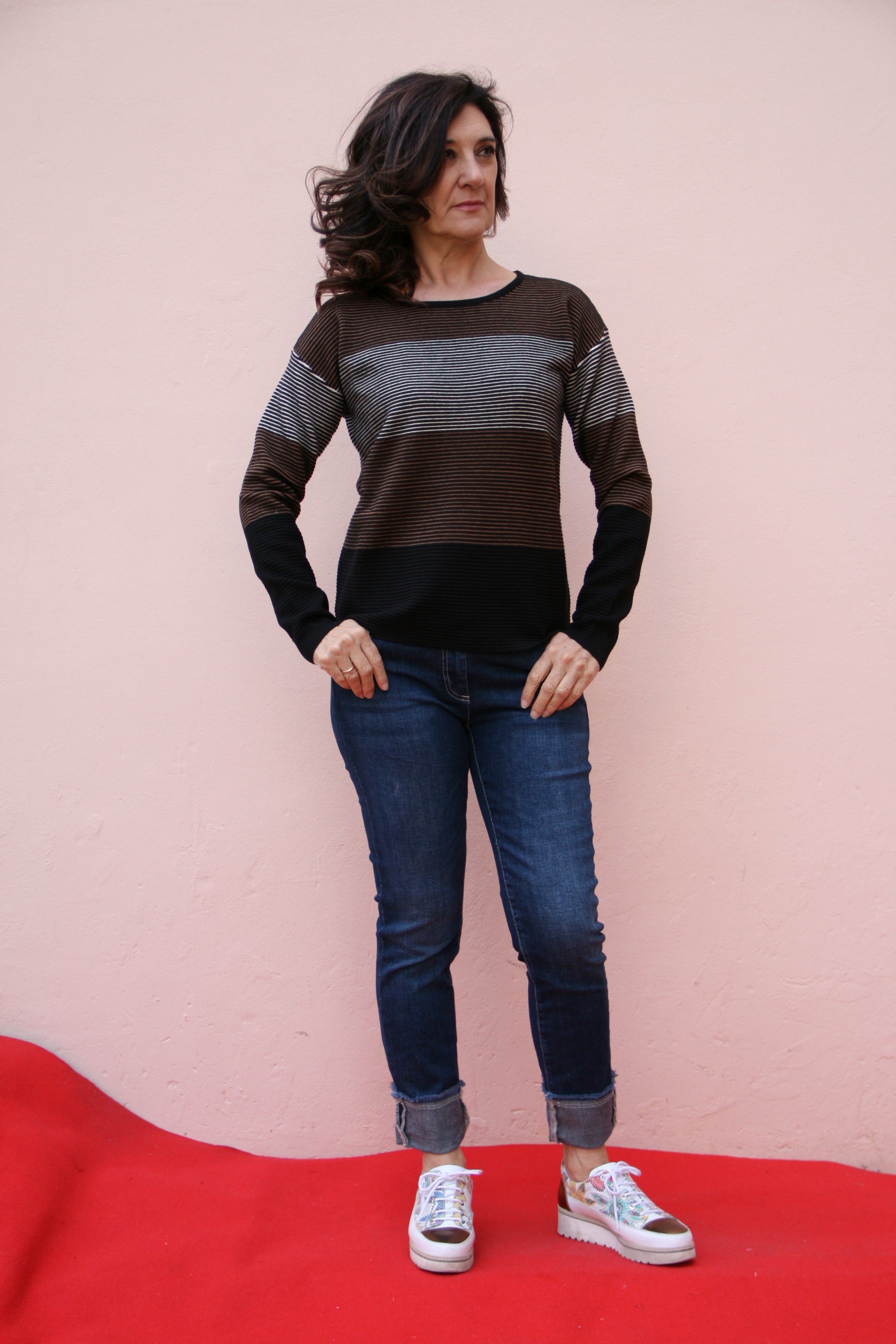 GIULIA VALLI Maglia a righe