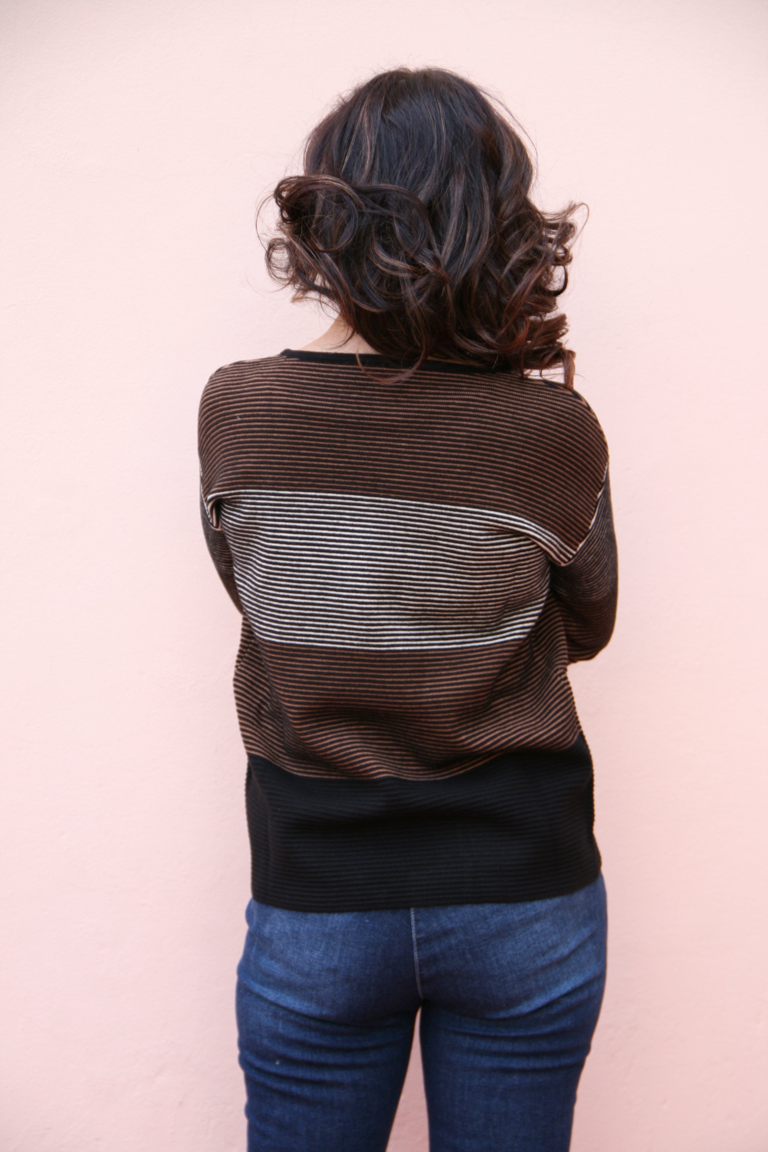 GIULIA VALLI Maglia a righe retro