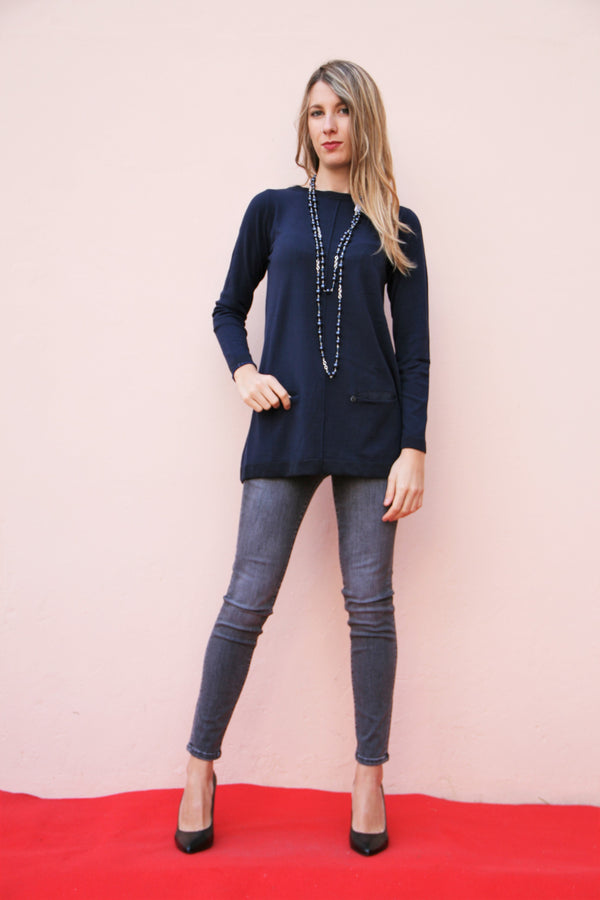 NERO GIARDINI Maglia blu