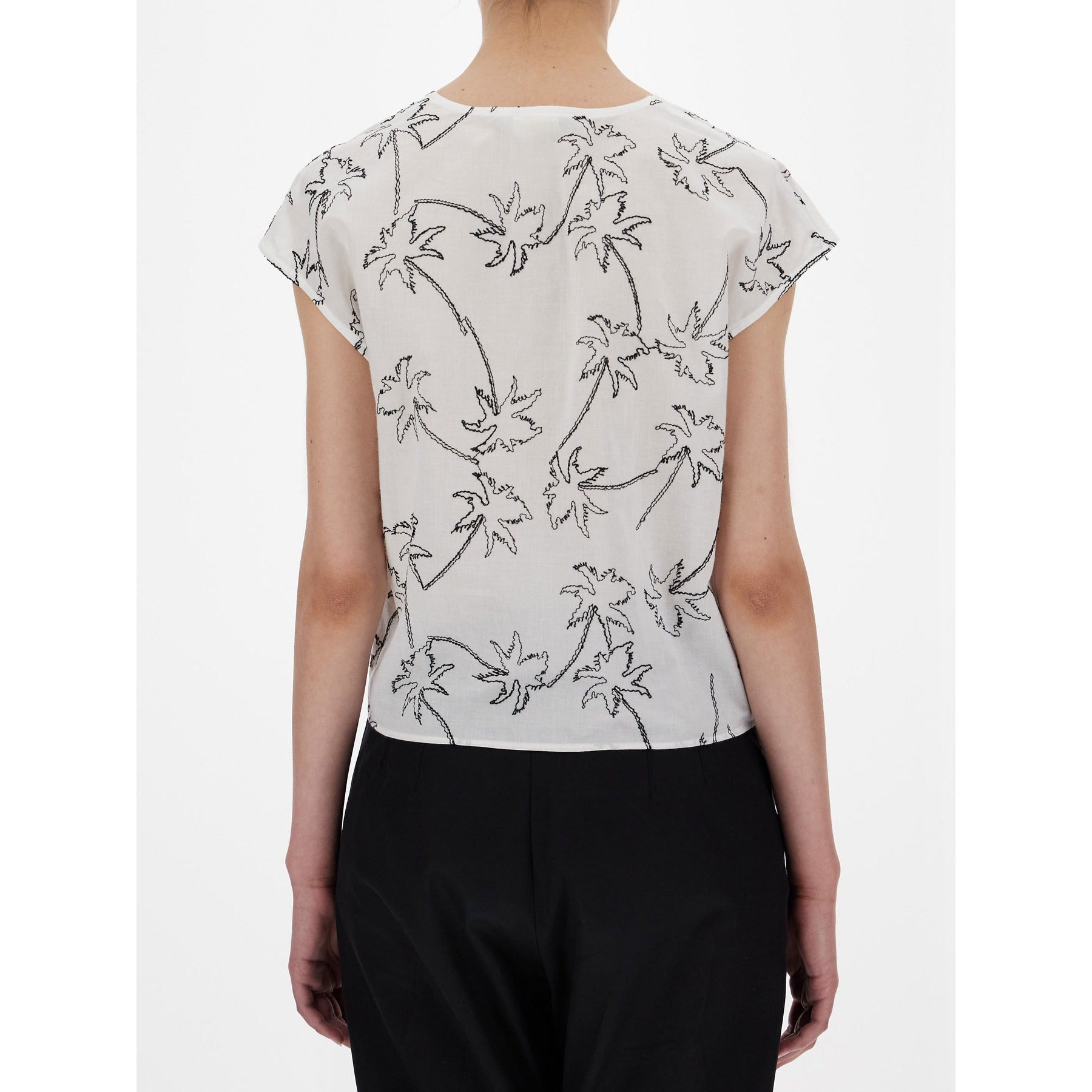 Pennyblack - Camicia mussola di cotone ricamata - shopmonicamoda