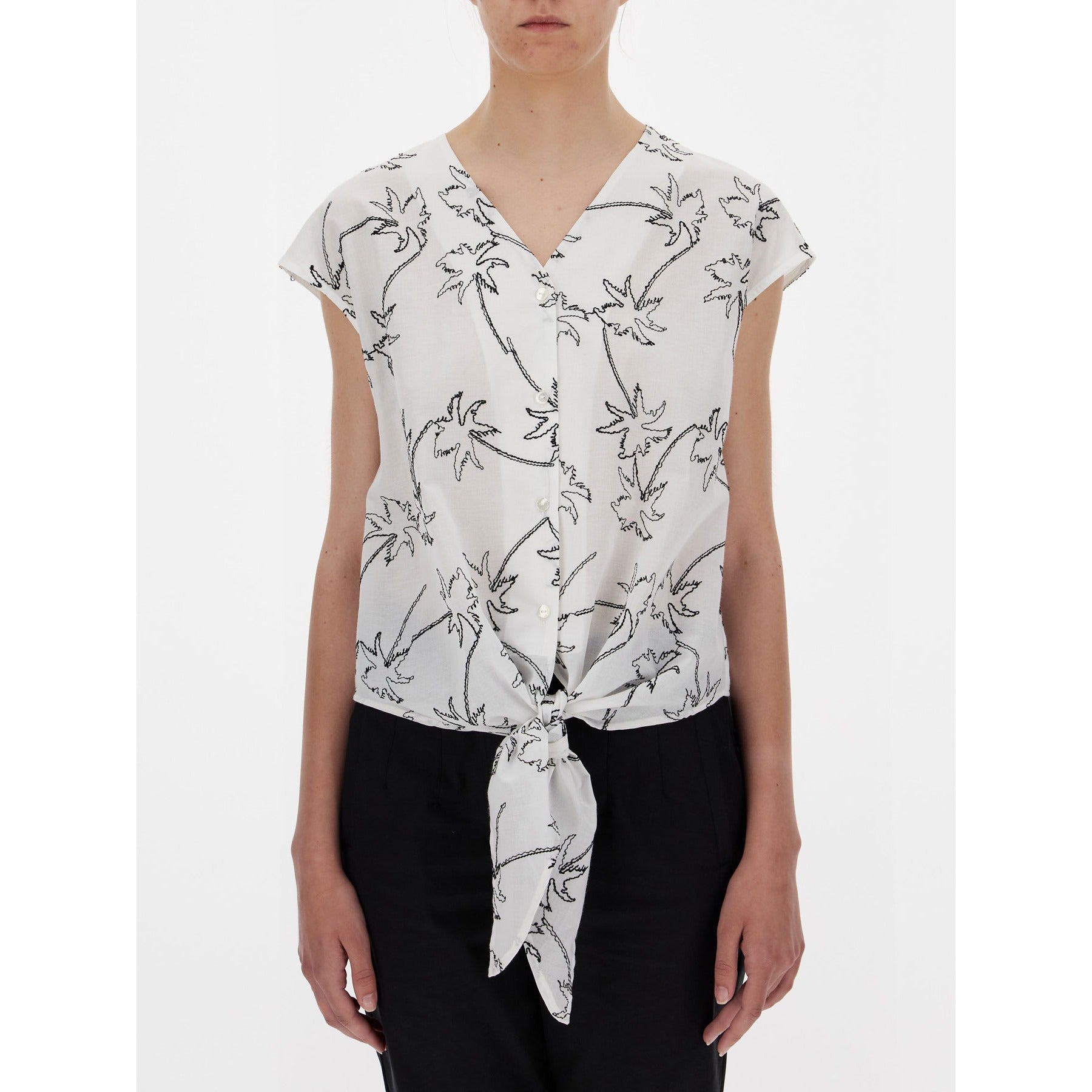 Pennyblack - Camicia mussola di cotone ricamata - shopmonicamoda